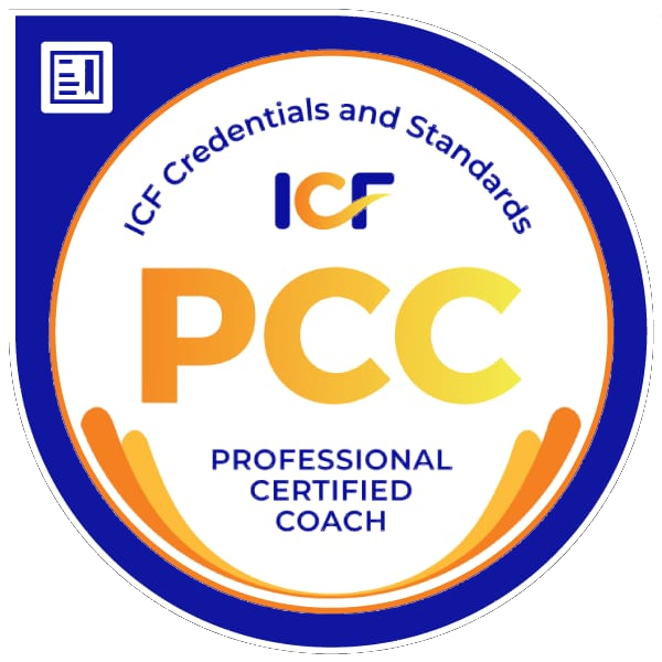 ICF Professional Certified Coach (PCC) credential badge