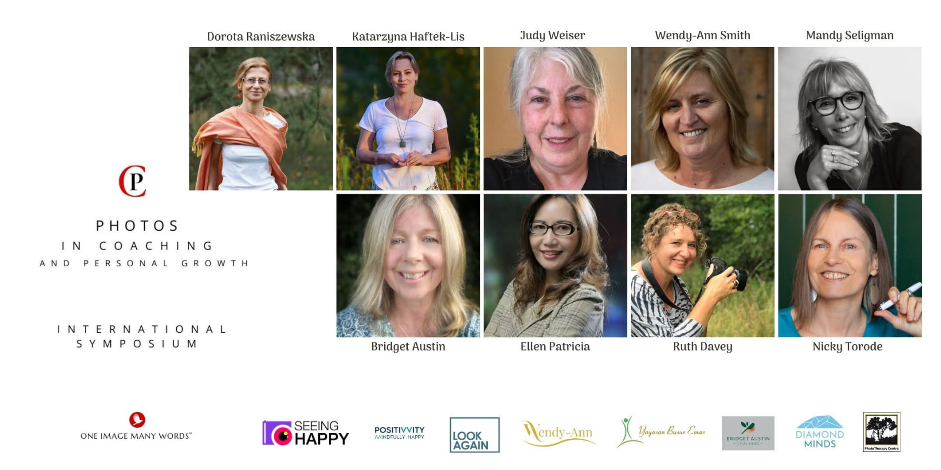 Photos in Coaching and Personal Growth International Symposium speaker line-up including Nicky Torode