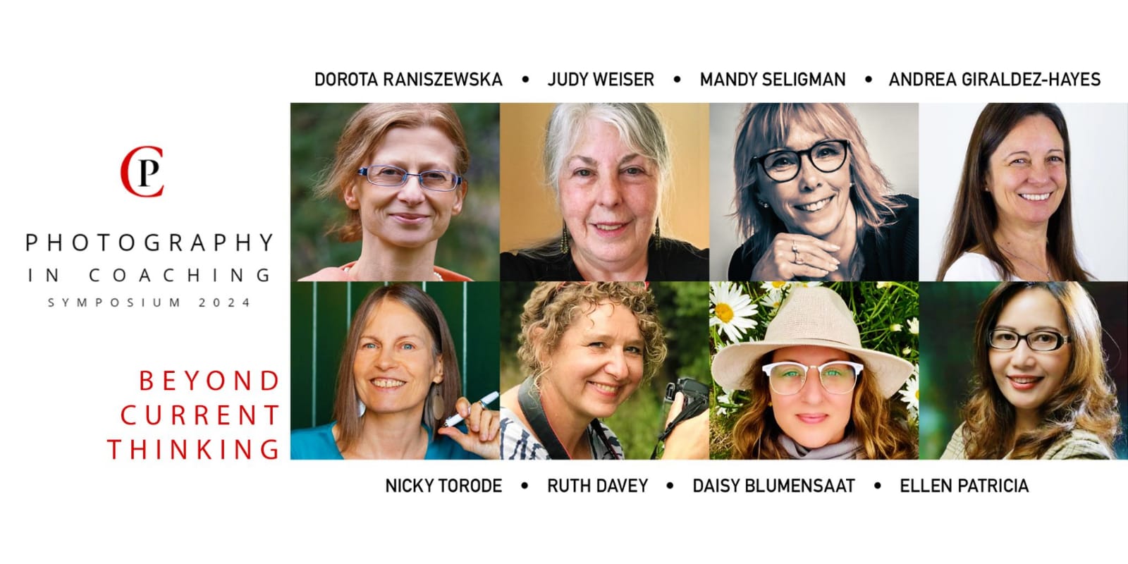 Photography in Coaching Symposium 2024 - Beyond Current Thinking speaker line-up including Nicky Torode